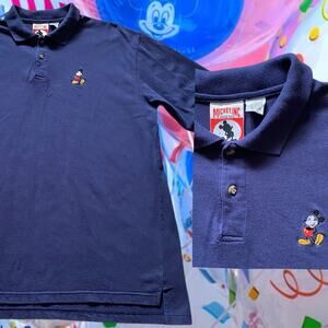Disney Mickey Inc Iconic Polo Shirt Men's Sz L